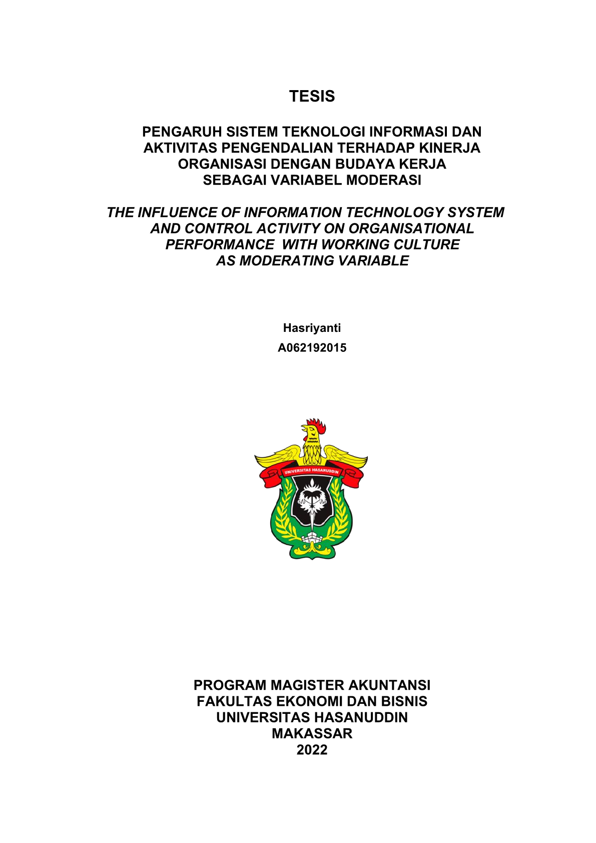 Repository Universitas Hasanuddin Repository universitas hasanuddin